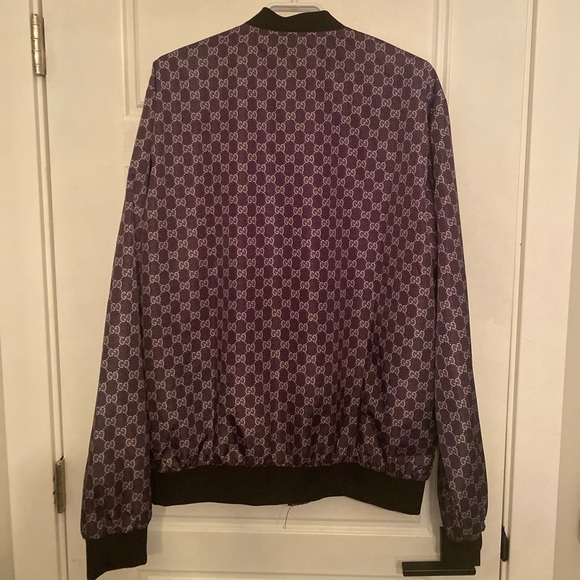 Gucci bomber\jacket XL black and grey - Picture 2 of 2